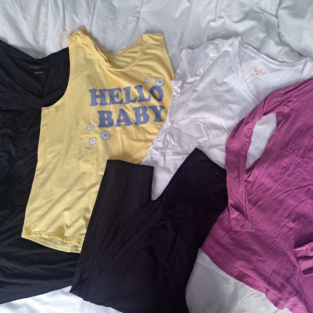 5 PC Maternity Lot Spring XL Liz Lange And Isabel MATERNITY